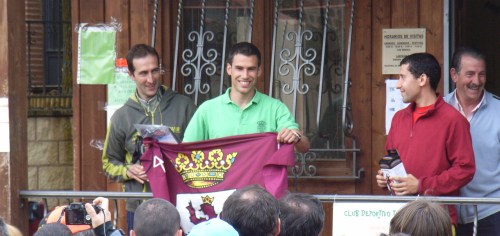 Javier González Barahona en el podio de H-21