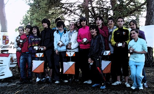 Podium del Regional Escolar 2009 en Valladolid