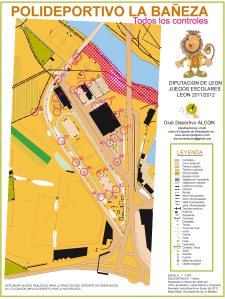 En el mapa estan todos los controles, fíjate cuales son de tu carrera.