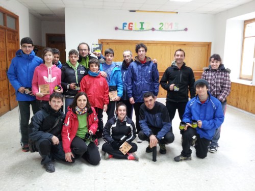 Parte de los Alcones que ganaron la Liga de Castilla y Leon 2012